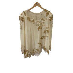 NWT DeadStock Sho Max Origionals Beaded Long Sleeve Top - Small/Medium